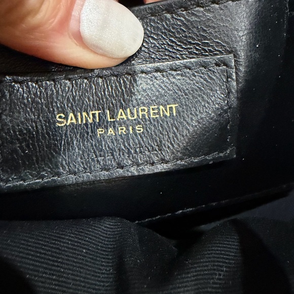 YVES SAINT LAURENT 80s Vanity Bag in Beige - Picture 12 of 13